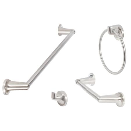 Sure-Loc Hardware Sure-Loc Hardware Sierra Series Bath Set, Two Post, Satin Nickel SA-SET-PH2 15